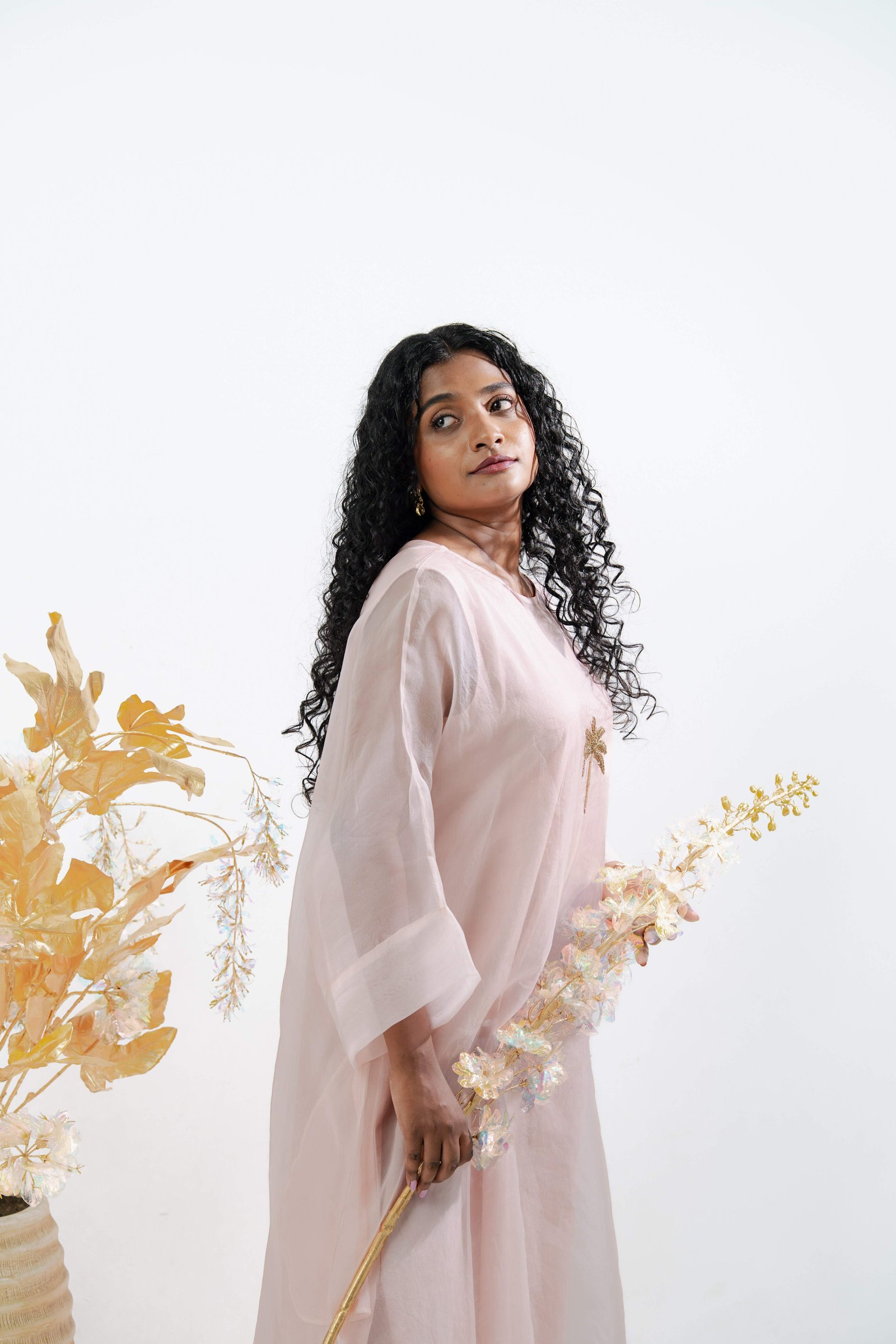 organza hand adorned kaftan 01